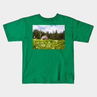 cottage in the forest Kids T-Shirt